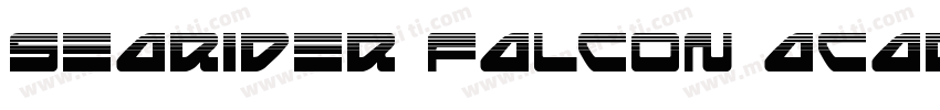 Searider Falcon Academy字体转换